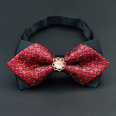 Category:Neckties,Bow Tie,Pre-Tied,Bowtie; Fabric:Polyester; Gender:Men's; Style:Adjustable; Occasion:Wedding,Birthday Party; Pattern:Plaid; Design:Bow; Listing Date:07/12/2023 Dapper Butterfly Knot Bow For Party, Adjustable Ribbon Bow For Party, Red Bow Tie For Party, Red Bow Standard Bow Tie For Party, Summer Party Suit And Tie Accessories With Satin Bow, Adjustable Decorative Bow Tie For Party, Adjustable Butterfly Knot Ties For Parties, Adjustable Party Bow Tie With Decorative Bow, Elegant Red Adjustable Bow