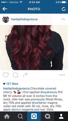 Two Colour Hair Color Combos, Color Formulas, Hair Color Formulas, Hair Color Burgundy, Hair Color Crazy, Hair Techniques, Colour Ideas, Burgundy Hair