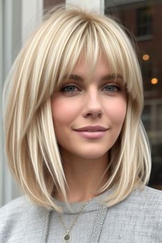 Haircuts For Blonde Hair, Long Bob Cuts, Long Fine Hair, Haircuts Blonde, Haircuts For Medium Length Hair, Shag Haircuts, Medium Length Haircut, Honey Blonde Hair, Hair Color Shades