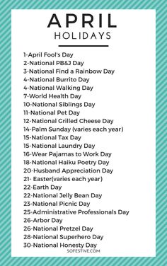 an image of the national holiday schedule for people to take in their place on vacation