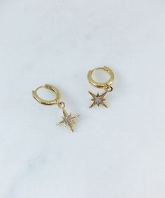 Gold hoop earrings, hoop starburst earrings, huggie earrings, gold Huggie hoop star earrings, birthday gifts for her, new jewelry, simple Gold Plated Star Hoop Earrings Tarnish Resistant, Gold Plated Star Hoop Earrings, Trendy Gold Hoop Earrings With Star Charm, Gold Star-shaped Hoop Earrings With Ear Wire, Everyday Gold Star-shaped Hoop Earrings, Gold Hoop Earrings With Star Charm For Gift, Gold Hoop Earrings With Star Charm As A Gift, Gold Star-shaped Huggie Earrings As Gift, Gold Star Charm Hoop Earrings