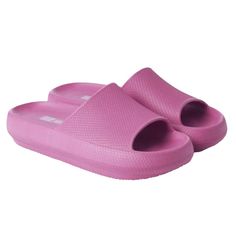 Women Men Cloud Slippers Comfort Pillow Slide Sandals Bathroom Beach Home Shoes Purple Size Large Pink Slippers With Rubber Sole For Summer, Summer Pink Slippers With Rubber Sole, Pink Textured Footbed Slippers For Vacation, Pink Slippers With Textured Footbed For Vacation, Pink Textured Sole Slip-on Sandals, Pink Slip-on Sandals With Textured Sole, Summer Slip-on Sandals For Leisure, Pink Vacation Slippers With Textured Footbed, Vacation Pink Slippers With Textured Footbed