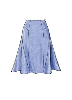 a drawing of a skirt with an open back