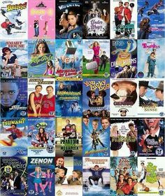 many movies are shown together in this collage, including the title and titles for various films