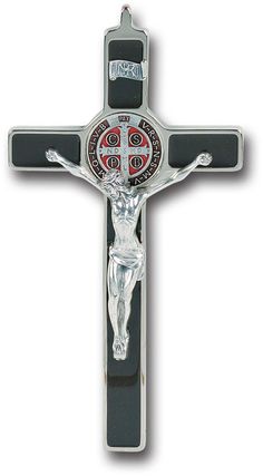 a crucifix with the image of jesus on it's cross is shown