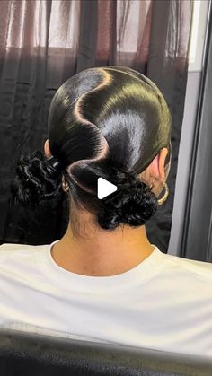 14K likes, 19 comments - sleekmeplz on March 10, 2024: "double knot bun. • • • ms. really like det🤩 🖇️ link in bio for all booking inquiries. versatile hairstylist | richmond, va 📍 #sleek #sleekponytail #knotbun #hair #ponytails #hair #style". 2 Sleek Buns With Weave, Ninja Knot Hairstyles, Top Knot With Swoop, Slick Back Two Ponytails, Top Knot Bun Weave, Space Bun Hairstyles For Black Women, 2 Top Knot Buns, 2 Knot Buns, Two Back Buns