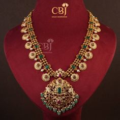 Trendy Gold Necklace Designs, New Model Haram Designs, Bottumala Designs Gold, Ruby Haram Designs Gold Latest, Kasulaperu Necklace Designs, Gold Haaram Designs Indian, Beautiful Gold Necklace Bridal Jewelry, New Model Necklace Designs Gold, Bottumala Haram