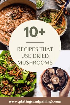 the top 10 dishes that use dried mushrooms to make delicious, nutritious meals