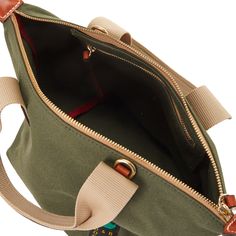 Canvas Crossbody Satchel 20 Green Coated Canvas Bags With Leather Trim, Functional Canvas Bags With Zipper Closure, Outdoor Canvas Bags With Zipper Closure, Functional Canvas Bag With Zipper Closure, Outdoor Canvas Bags With Zippered Closure, Green Canvas Bag With Zipper Pocket, Khaki Canvas Bag For Travel, Casual Green Bags With Leather Trim, Khaki Travel Bag With Zipper Closure