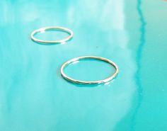 Dainty Stacking Ring Set of 2-14K Gold Filled #handmade #etsy #love #jewelry #lhandcrafted #band Best Friend Ring, Simple Stacking Rings, Gold Minimalist Ring, Best Friend Rings, December Birthstone Ring, Gold Stacking Ring, Friend Rings, Stackable Ring Sets, Gold Rings Simple