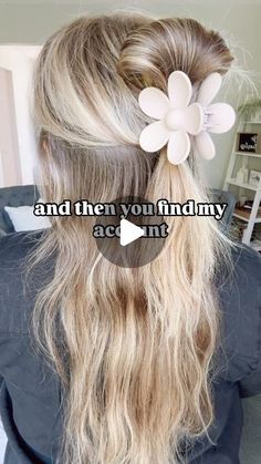 Easy Hair Tutorials | Hairstyles | Hair Growth on Instagram: "Hi I’m Mandi! Your virtual hair bff! 👯

Here we do quick and easy hair tutorials so you can look cute without needing thirty minutes to do your hair every day. 💁🏼‍♀️

Be sure to save this and hit that follow button for more easy hairstyles to pop up in your feed! 

Hugs + Happy Hair, Babes! ✨

#easyhairstyles #hairaccessories #summerhair #beachhair #momhair #halfuphalfdown #hairtutorials #finehair #blondehairdontcare" Mom Hairstyles, Follow Button, Hair Stylist Life, Hair Envy