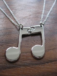 Music Note Necklace, Bff Jewelry, Avan Jogia, Bff Necklaces, Best Friend Necklaces, Music Jewelry, Two Best Friends, Friendship Necklaces, Musical Note