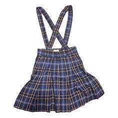 Unique Vintage Plaid Skirt with detachable suspenders #kidcore #academia #coquette Kidcore Academia, Academia Coquette, Suspender Skirt, Kid Core, Vintage Plaid, Plaid Skirt, Plaid Skirts, Suspenders, Unique Vintage