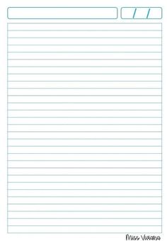 a lined paper with lines on it