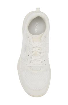 Breathable perforations and a knit upper lend comfort and modern style to a street-savvy sneaker grounded by a cushioned footbed and non-marking rubber sole. Synthetic and textile upper/textile lining/rubber sole Imported Casual Walking Shoes With Perforations For Jogging, Textile Sneakers With Perforated Toe Box For Light Sports, Functional Running Shoes With Perforated Toe Box, White Athleisure Walking Shoes With Textured Sole, Comfortable Sneakers With Perforations For Light Sports, Comfortable Sneakers For Light Sports With Perforations, Athleisure Walking Shoes With Perforated Toe Box, Comfortable Mesh Sneakers With Perforations, Light Sports Running Shoes With Perforated White Sole