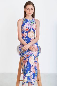 Introducing the Tatiana, the ultimate summer floral dress. Elevate your style with heels or keep it relaxed with flats. This dress is destined to be your go-to this season! FABRIC: 100% Viscose Rayon LENGTH: 43" From top of shoulder STYLE#: DR-20964 - SHINR- SHINING LIGHT ROYAL PRINT -U23 *Model is wearing a size XS *Dry Clean or Hand wash and hang dry Cheap Mothers Day Gifts, Summer Floral Dress, Shining Light, Unique Mothers Day Gifts, Daytime Dresses, Viscose Rayon, Linen Shop, Floral Dress Summer, Summer Floral