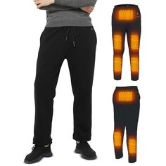 PRICES MAY VARY. Super Warm ☀☀ Compared with most heating pants on the market, Fernida heated pants are designed with the latest carbon fiber and high-quality TPU heating sheet, which have better warmth retention.8 pieces of heating pads design not only enhanced heated function but also made the thermal heating trousers heat up rapidly in seconds. High Quality Fabbric ☀☀Electric heated pants made of spandex and blended, with dense stitching, giving you a comfortable and soft feeling.Not only as Cheap Casual Compression Pants, Body Heat Pants, Heat Tech Fleece Leggings, Heating Pads, Cycling Pants, Winter Cycling, Warm Pants, Soft Feeling, Riding Pants