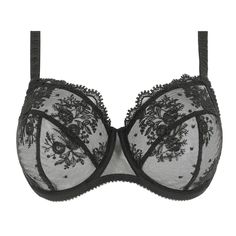 Full-cup bra SIMONE PÉRÈLE Intrigue Balconette Bra For Evening Wear, Evening Lace Bra With Removable Cups, Party Balconette Bra With Padded Cups, Luxury Black Bra, Elegant Lace Padded Bra, Elegant Balconette Bra For Evening, Elegant Bra With Removable Cups And Underwire, Luxury Underwire Bra With Removable Cups, Luxury Underwire Bra With Padded Cups