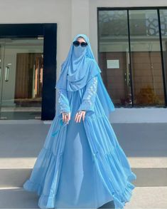 # Made to order (3-4 weeks manufacturing and packaging time)  * What do you get in a set? - inner dress - outer  - hijab shawl  - niqab  # Size details * S - chest circumference: 95cm - abaya length: 129-135cm (approximately)  * M  - chest circumference: 100cm - abaya length: 135-138cm (approximately)  * L  - chest circumference: 110cm - abaya length: 138-140cm (approximately)  * XL - chest circumference: 120cm - abaya length: 143-145cm (approximately)  📢ATTENTION  - New abayas are made when an order comes in.  The abaya manufacturing and packaging time is 3-4 weeks.  - No canceling orders, as these are custom made. - Please be patient when ordering this abaya, as we need time to make it especially for you. Eid Khimar With Modesty Panel, Dress For Muslim Women, Outer Hijab, Luxury Abaya, Mode Niqab, Dress Outer, Niqab Fashion, Abaya Style, Mode Kimono