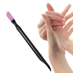 Description: This is the nail pusher pen with quartz head, which is enough for your daily use. Its stone head can help to remove dead skin on nails and easy to operate and great for high effective removing without any damaging. The design of the dual-purpose pen is convenient for you to scrub and clean your nails. The handle is also comfortable and steady, which makes it easy to use. And it would be very popular among those who are loving nail art. Features: The product is made of material, and Pen Nail Art, Nail Repair, Cuticle Remover, Cuticle Pusher, Manicure E Pedicure, Manicure Pedicure, Love Nails, Dead Skin, Manicure And Pedicure