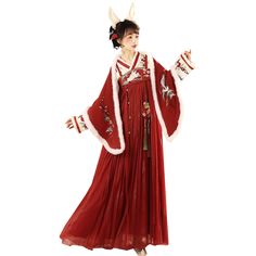 Chinese Hanfu Women's Elements Daily Chest Length Suspended Dress Shawl Autumn And Winter Vintage Dress Shawl, Dress With Shawl, Winter Vintage, Chinese Hanfu, Elegant Ladies, Elegant Woman, Autumn And Winter, Vintage Clothing, Shawl