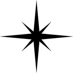 a black and white image of a star