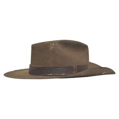 - Felt in western weight in Brown- 4." crown- 3.5" upturned brim- Pinched crown- Partial leather edge binding in Brown- Distressed leather band in Brown- Entirely distressed with bleach speckled details- Natural tan leather sweatband- 100% silk interior lining- Sanded to perfection- No mass production, less waste, more love- This product is final sale + not eligible for returns or exchanges. Indigo Tie Dye, Travel Hat, Hat Boxes, Natural Tan, Mass Production, Distressed Leather, Custom Hats, Hat Sizes, Leather Band