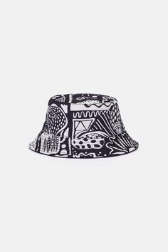 Museum Black Bucket Hat – Gorman Black Bucket Hat, Black Bucket, Hat Print, Head Circumference, Black Cotton, Cotton Canvas, Bucket Hat, Organic Cotton, Hats