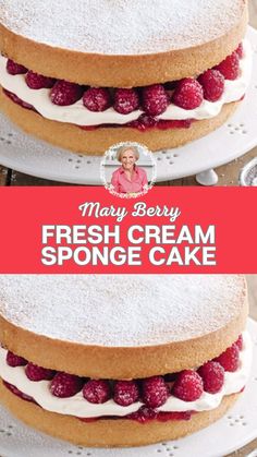 Mary Berry Fresh Cream Sponge Cake Mary Berry Victoria Sponge, Fluffy Layers, Sponge Cake Recipe