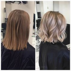 Balayage Blonde, Blonde Hair Looks, Hair Affair, Short Hair Balayage, Brown Blonde Hair, Haircuts For Fine Hair, Bob Haircuts, Hair Today