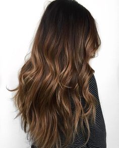 Balayage Hair Dark, Beauty Hairstyles, Brunette Balayage Hair, Balayage Hair Blonde, Short Hair Balayage, Brown Blonde Hair, Ombre Hair Color, Hair Color And Cut, Long Wavy Hair