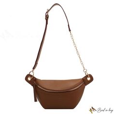 Bird in Bag - Women's bags new fashion crossbody chest bag single shoulder crossbody bag simple female bags chain handheld waist bag Trendy Belt Bag With Chain Strap, Belt Bag Women, Leather Waist Pack, Female Bags, Waist Bag Women, Large Backpack Travel, Leather Fanny Pack, Purses Designer, Small Crossbody Bag