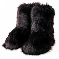 PRICES MAY VARY. The measures of the fur boots is approximately 1 inches. Furry boot opening measures is approximately 12.5" around Synthetic sole. The measures is approximately 1 inches The snow furry boots Function: fashion, non-slip, warm, wear-resistant Breathable/Sweat-absorbing .The height of the fuzzy boot is 12.5 inches and the width is 3.93 inches.This high-quality fur boots are thickened, warm, non-slip and fashionable with artificial hair on the outside and velvet fabric on the inside Fuzzy Boots, Faux Fur Boots, Boots Winter, New Rock, Style Boots, Fur Boots, Boots For Women, Fox Fur, Snow Boots