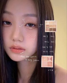 Makeup Layout, Healthy Makeup, Peach Makeup, Doll Eye Makeup, Makeup Accesories, Doll Makeup, Asian Eye Makeup, Daily Makeup