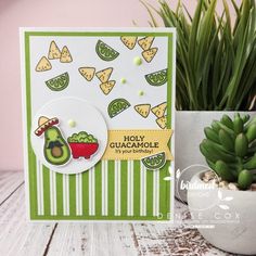 Holy Guacamole: Taco Fiesta • Birdsnest Designs | Denise Cox Taco Fiesta Stampin Up Cards, Fun Birthday Card, Stampin Up Birthday Cards, Christmas Colours, Holy Guacamole, Fiesta Birthday, Stampin Up Catalog, Fancy Fold Cards