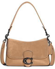 COACH Suede Flap Soft Tabby Shoulder Bag | Zappos.com Soft Tabby Shoulder Bag, Coach Saddle Bag With Gold-tone Hardware, Coach Soft Tabby Shoulder Bag, Coach Soft Leather Shoulder Bag For On-the-go, Vintage Brown Coach Shoulder Bag, Coach Shoulder Bag With Gold-tone Hardware, Tabby Shoulder Bag, Structured Bag, Bag Display