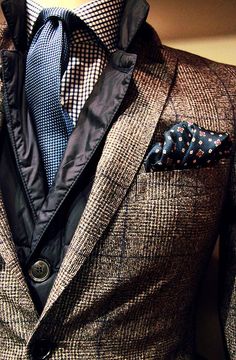 Patterns a plenty for this chic and cozy winter look. #fashion #menswear | Raddest Looks On The Internet: http://www.raddestlooks.net White Guy, Pretty Fly, Gq Style