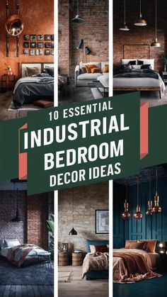 the 10 essential industrial bedroom decor ideas