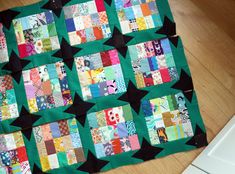 how many scrap quilts? — Stitched in Color Quilted Table Runners Patterns, Table Runner Pattern, Quilted Table Runners, Quilt Stitching, Scrappy Quilts, Blog Inspiration, Fabric Projects, Strong Colors, Scrap Quilts