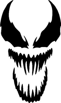 an image of a scary face with fangs