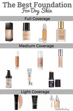 The Best Foundation For Dry Skin - Hat on the Map Foundation For Dry Sensitive Skin, Sensitive Skin Makeup Products, Winter Make Up, Primer For Dry Skin, Dry Skin Makeup, The Best Foundation, Makeup 2017