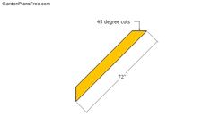 the diagram shows how to make a diy wooden shelf with measurements for each section