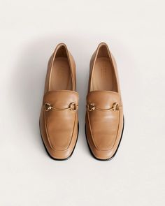 Our timeless perspective and chic simplicity is perfectly captured in this slip-on loafer with a subtle square toe. Graceful lines, a classic brown hue and a discreet stacked 10mm heel make this style uniquely relaxed and effortlessly elegant. The Modern Moccasin is a minimalist style that'll go with just about everything in your wardrobe. Meat Industry, Slip Pattern, Making Shoes, Mid July, Intelligent Women, Classic Brown, Leather Moccasins, Minimalist Wardrobe, High Standards