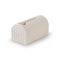 a white toothbrush holder on a white background