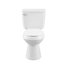 a white toilet sitting on top of a white floor