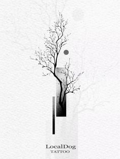 Geometric Tree Design, Modern Abstract Tattoo, Nature Concept Tattoo, Abstract Tree Drawing, Sun Geometric Tattoo, Abstract Tree Tattoo, Tree Geometric Tattoo, Tree And Sun Tattoo, Nature Design Art