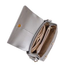 Small Honey Cut in a Florence Silver design. The bag comes with a crossbody strap and a crossbody chain. The bag has a handle, zip details and gold hardware.Quality: 90% Leather / 10% CottonDimensions: H: 13 cm W: 20 cm D: 8 cm Gold Flap Bag With Metal Hardware For Office, Office Satchel With Gold-tone Hardware And Crossbody Shape, Office Crossbody Satchel With Gold-tone Hardware, Daily Use Clutch Shoulder Bag With Metal Hardware, Daily Use Crossbody Flap Bag With Zipper Closure, Daily Use Crossbody Flap Bag With Zipper, Gold Flap Shoulder Bag With Metal Hardware, Gold Crossbody Satchel With Zipper Closure, Daily Use Crossbody Saddle Bag With Gold-tone Hardware