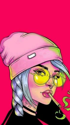 ..𝖙h𝖊𝖒e... Trill Art, Psychadelic Art, Pop Art Comic, Pop Art Wallpaper, Hur Man Målar, Pop Art Painting, Trippy Art, Hippie Art, Girly Art