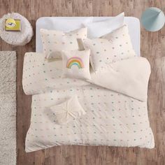 the bedding and pillows are on sale for $ 10 99 or less at target