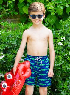 Boys Swimshorts in Crocodile